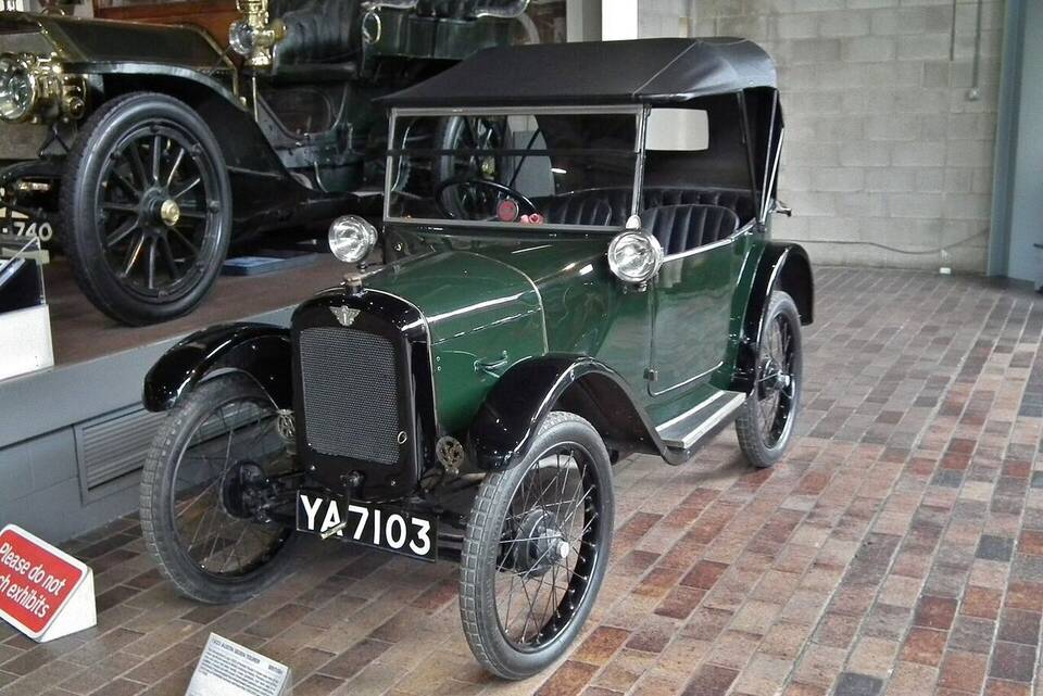 Exact 1923 Austin Seven Tourer; the file page does not independently name the B-body or Chummy nickname, so those details remain sourced from the profile’s technical references.