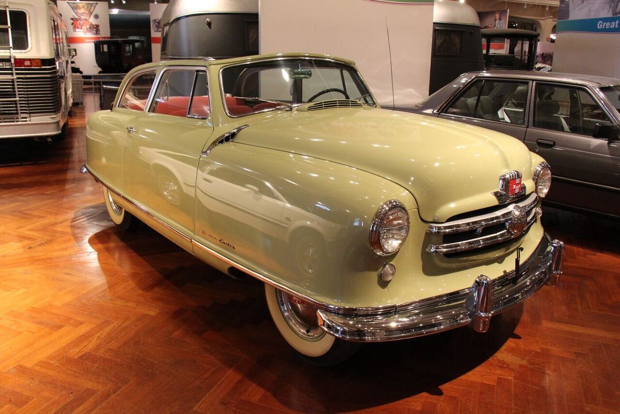 Exact 1950 Rambler convertible-landau body at The Henry Ford; transmission is not visible and must remain sourced from the profile facts, not inferred from the image.