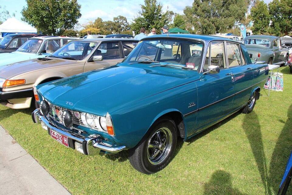 The image is a 1968 Rover P6 Series I 2000TC, five years later than the launch-profile 1963 single-carburetor Rover 2000. It represents body generation only.