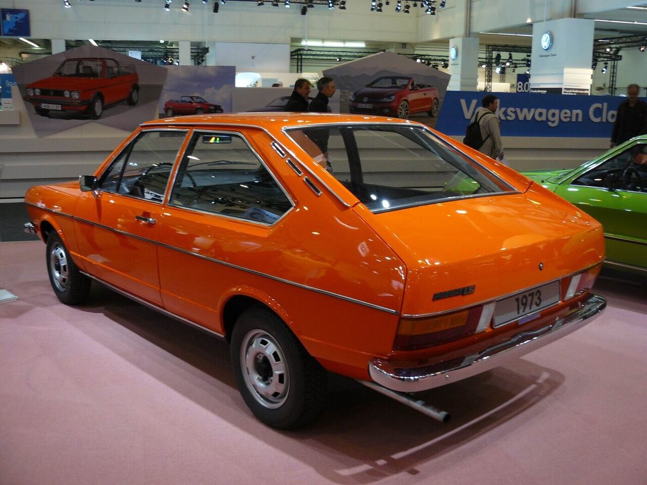 Exact 1973 Passat LS small-lid two-door fastback body; source does not independently verify 1.5-litre engine or manual transmission.