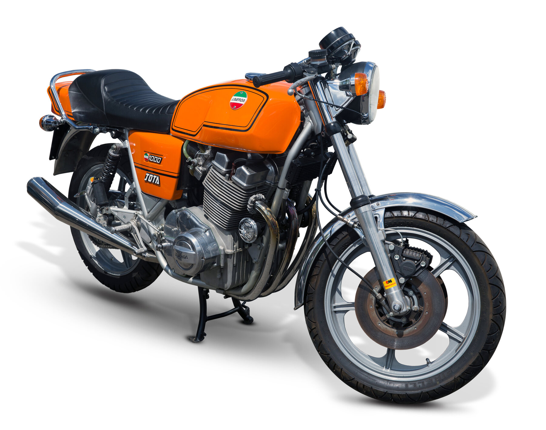 Source title and description explicitly identify a 1976 Laverda 1000 Jota; market tune is not independently encoded in the image metadata.