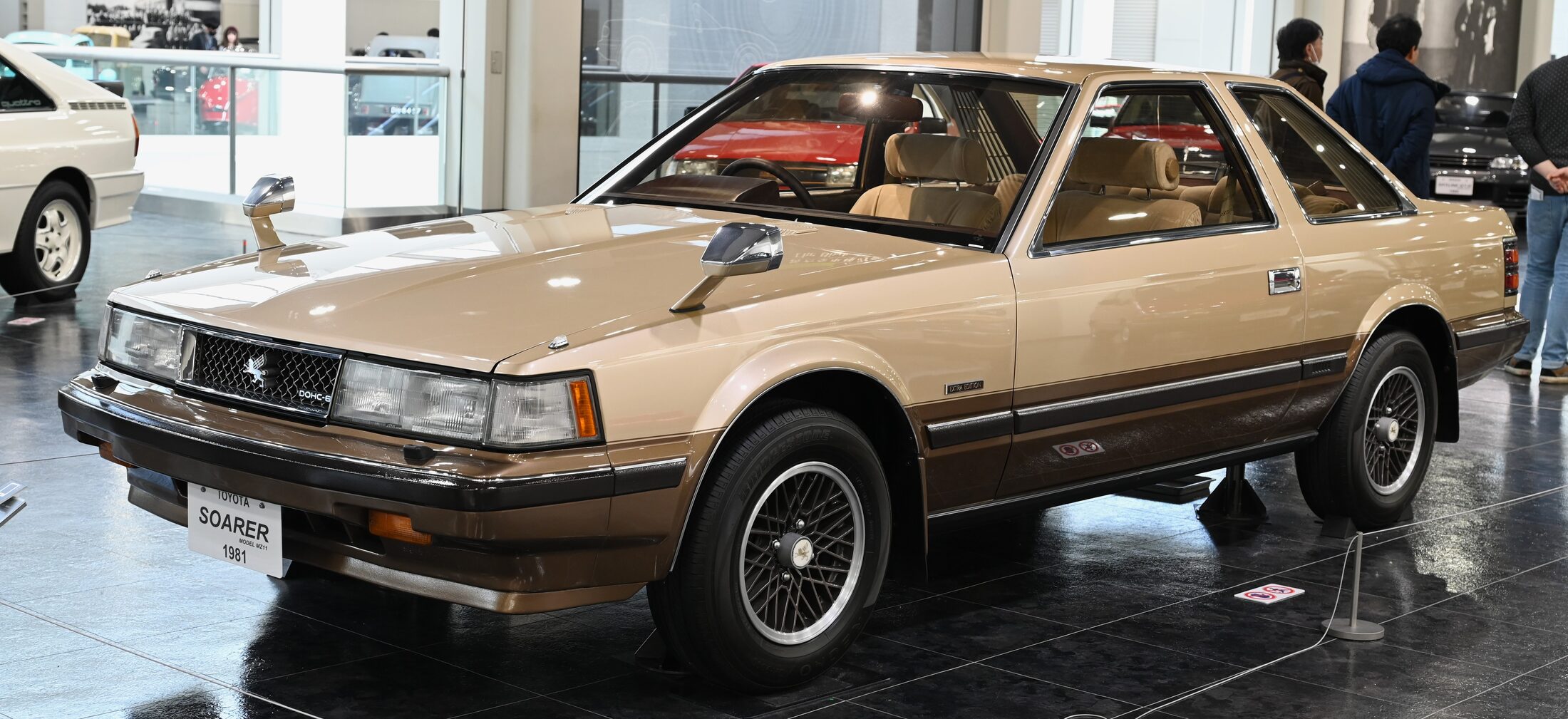 Exact 1981 Toyota Soarer 2800 GT-EXTRA identity according to the Commons file title and visible museum label.
