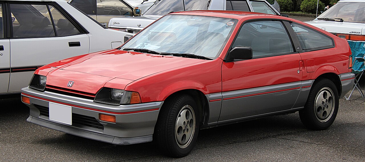 The source title and category identify the exact 1983 Honda Ballade Sports CR-X 1.5i target.