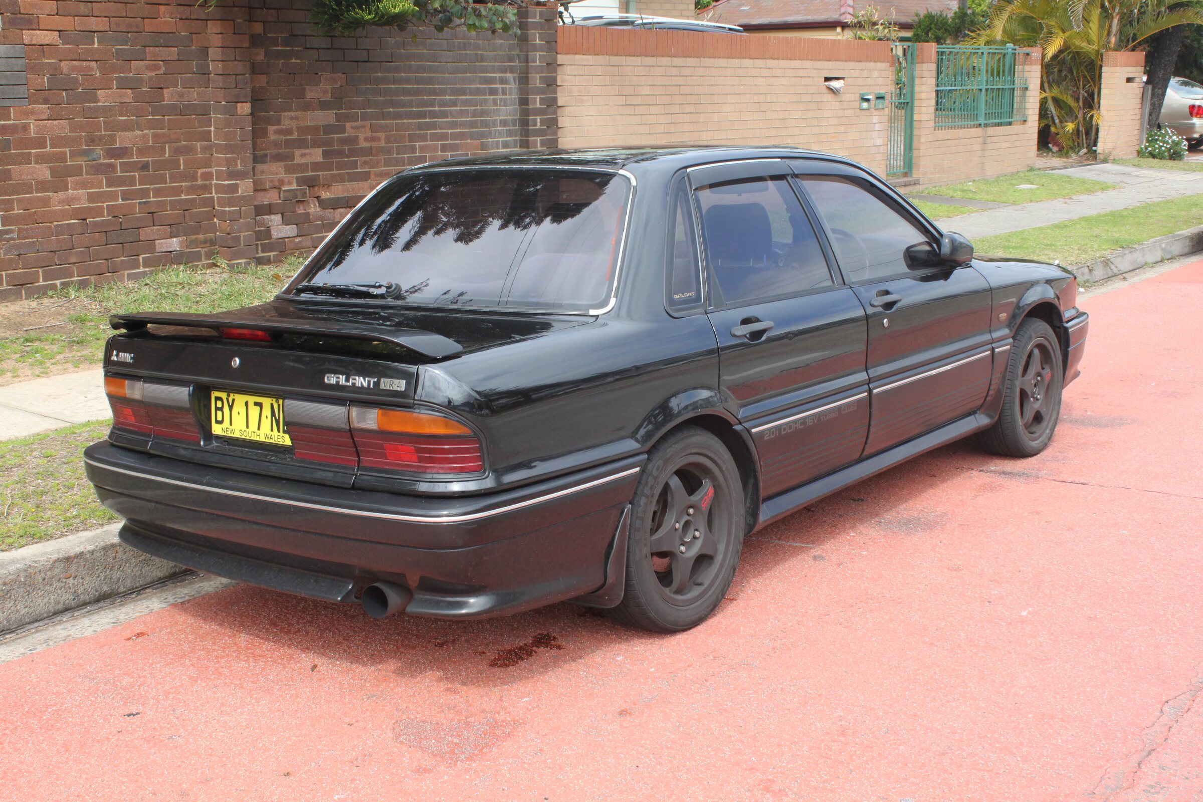 Exact 1988 VR-4 model and sixth-generation sedan; Japanese private-import origin is inferred from timing and badging, not independently documented.
