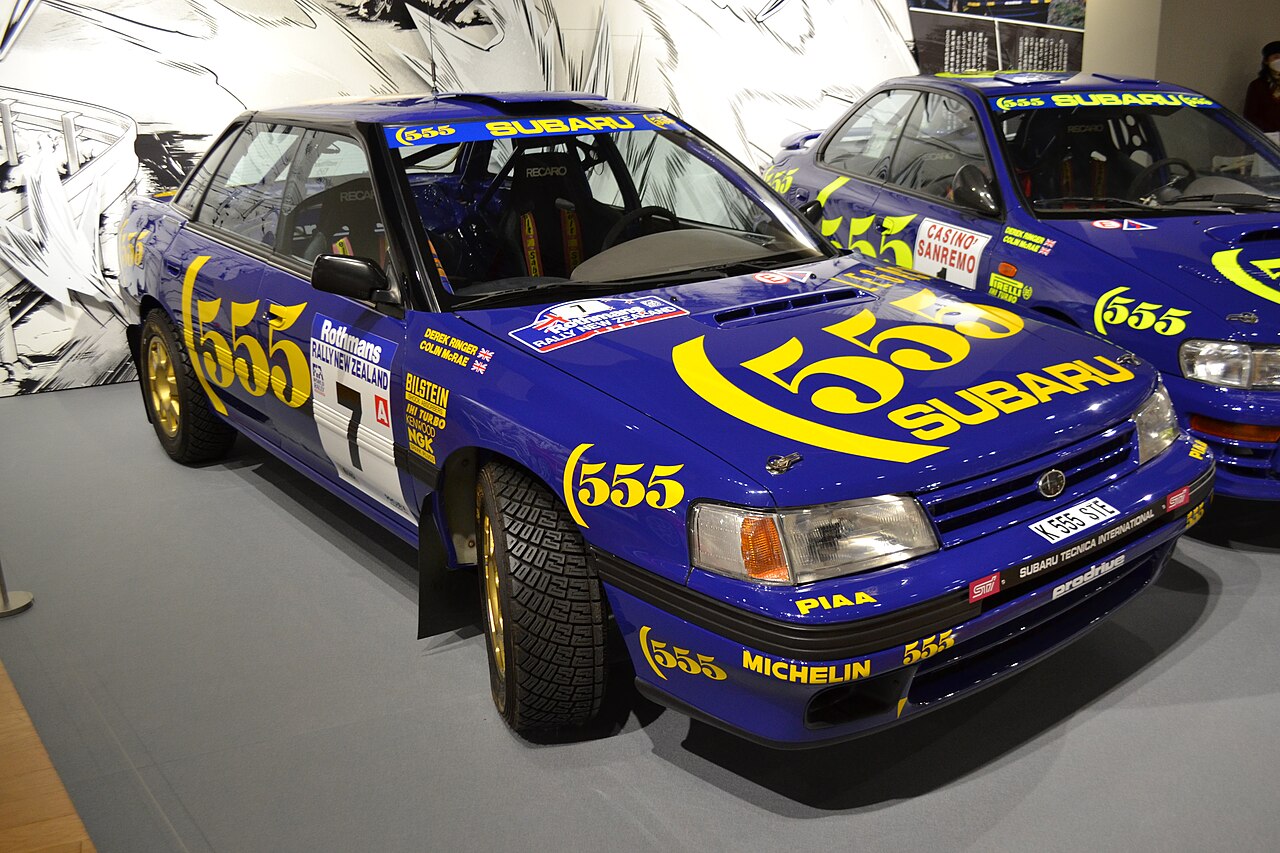 Exact BC5 RS identity, but the source describes a 1993 rally-winning vehicle rather than a stock 1989 Japanese launch RS. Prominent year and rally-car labeling is mandatory.