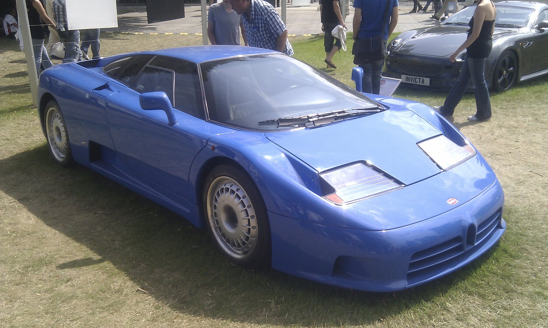 Source explicitly identifies a 1991 Bugatti EB110 GT.