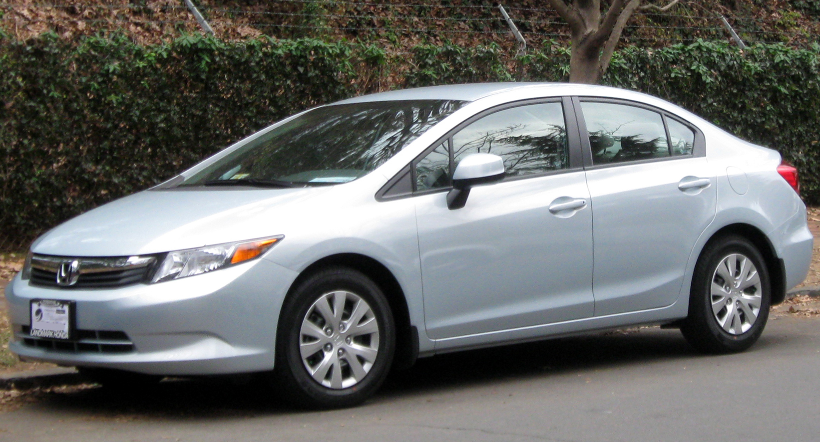 Exact file-page identity: 2012 Honda Civic LX sedan photographed in Washington, D.C., USA.