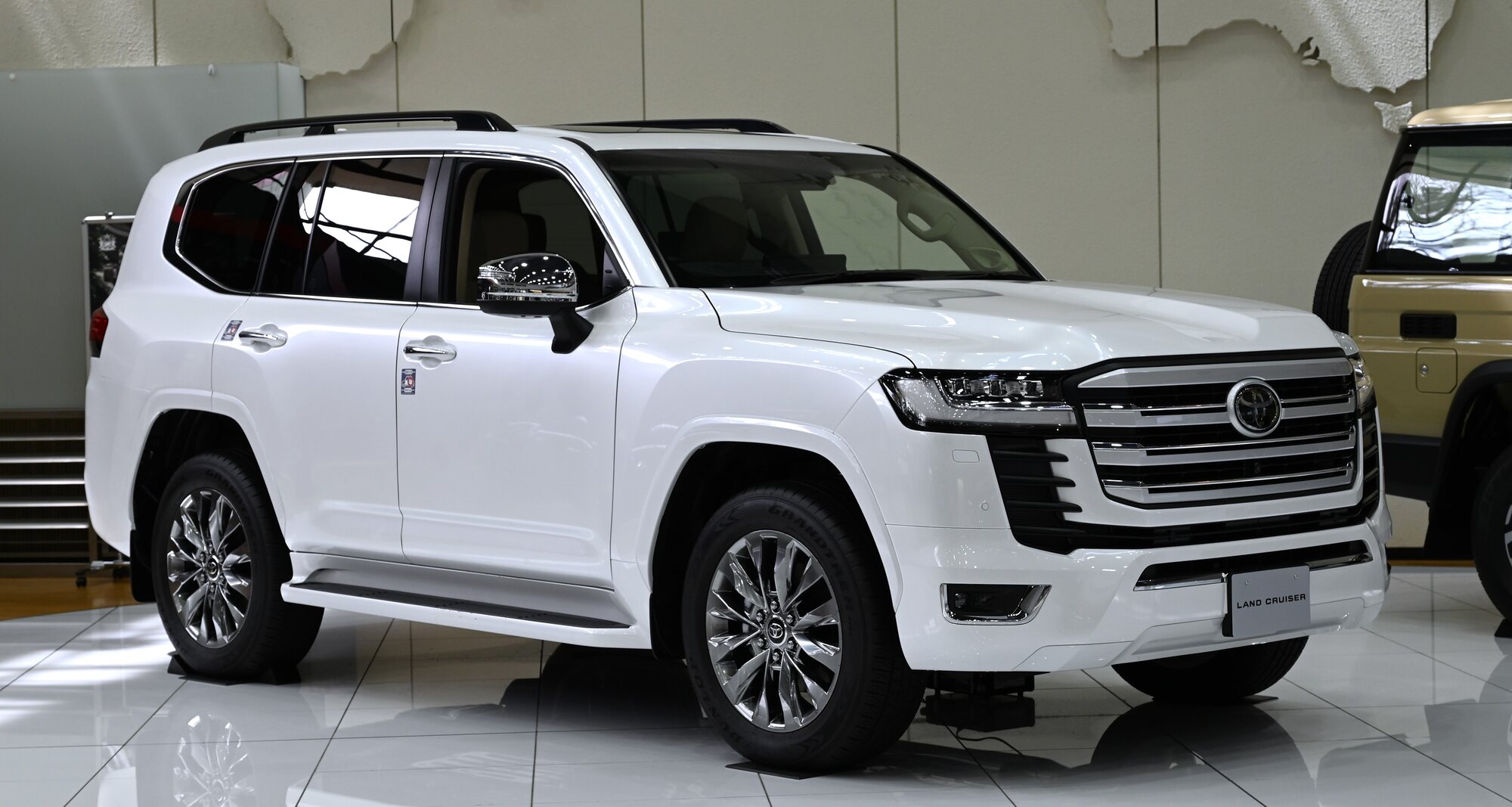 exact 2021 Japanese Land Cruiser 300 ZX exterior; engine unresolved from photograph