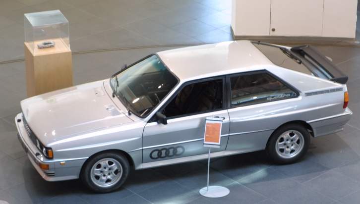 Commons identifies the exact 1980 Audi quattro, but market, engine, trim and restoration originality are not stated. The low-resolution original should be displayed at modest size.