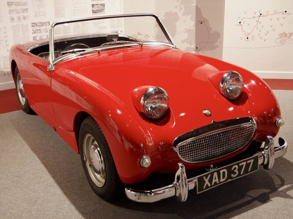 Exact 1959 Sprite Mk I model; individual restoration originality and sale market are not stated