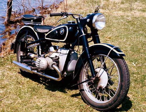 1951 BMW R 67, identified by its photographer. The original is only 500 × 386 pixels; retained without upscaling.