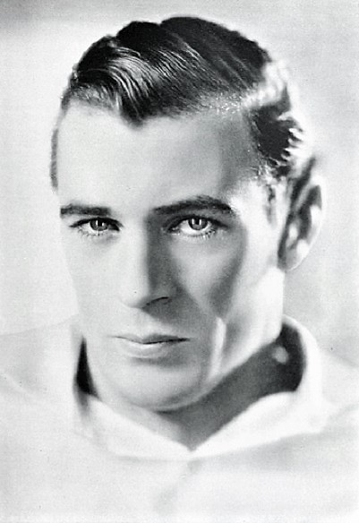 Black-and-white April 1930 studio portrait of actor Gary Cooper published by The New Movie Magazine.