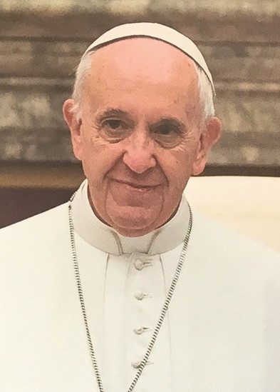 Pope Francis in a May 2016 identification portrait by the Estonian Foreign Ministry.