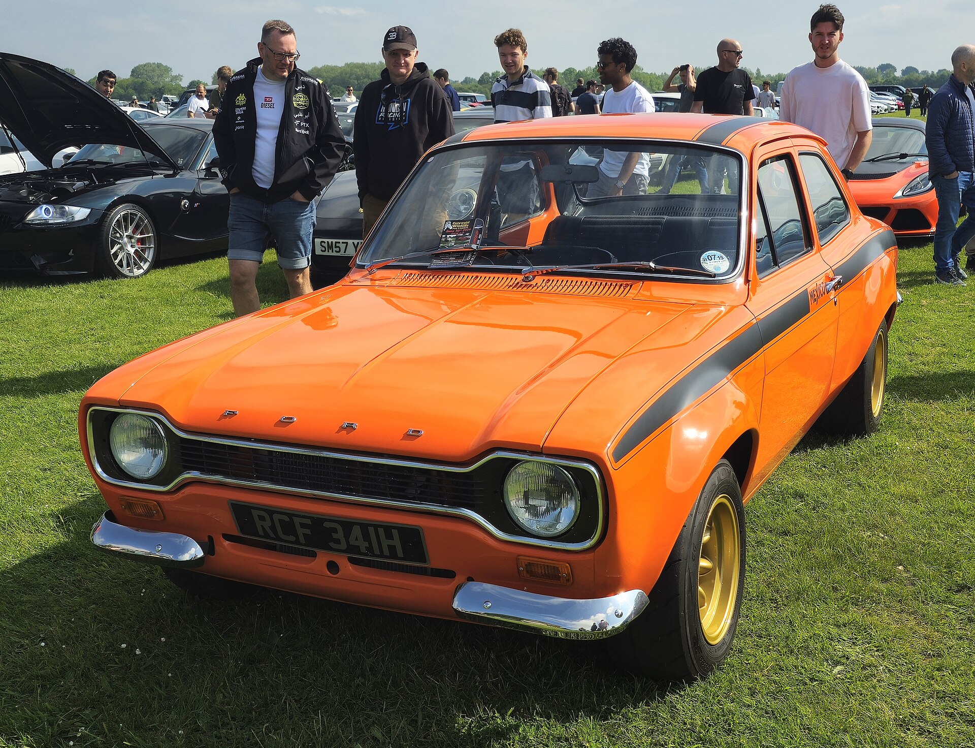 The Commons file title and description identify an exact 1970 Ford Escort Mexico.