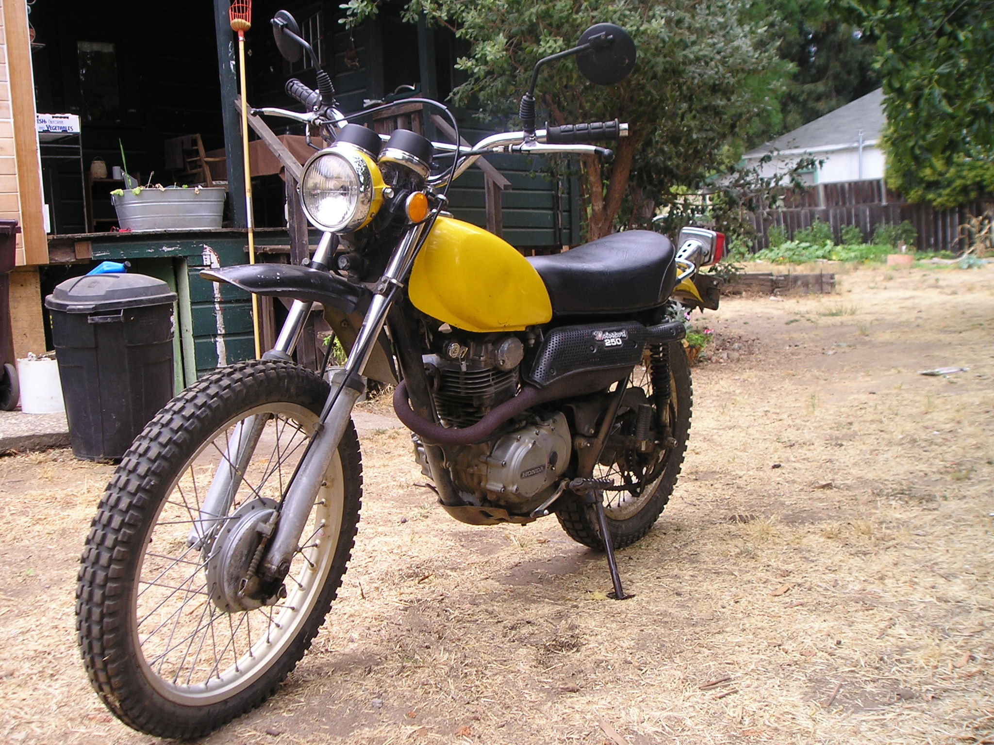Source explicitly identifies a 1973 Honda XL250 Enduro, one year later than the 1972 target; market and originality are unverified.