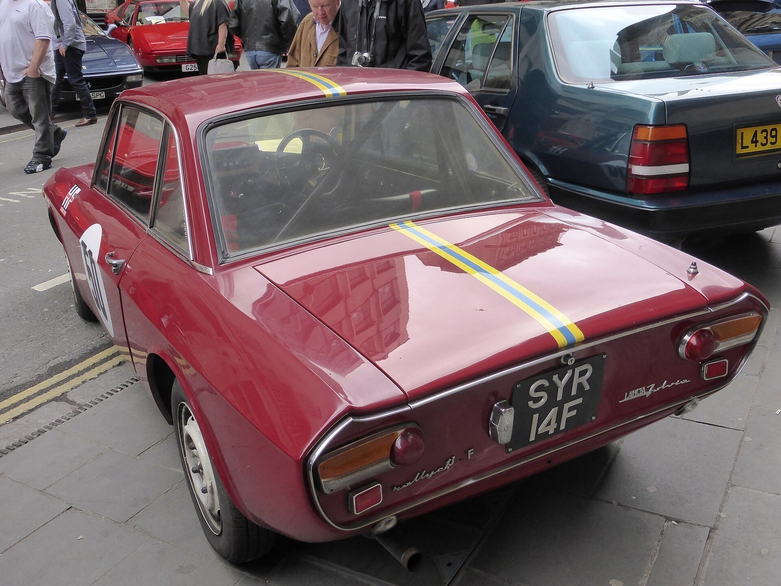 First-series Fulvia Coupé described as 1965-built but Rallye 1.3; the transferable first-series body is visible, but it is not the required 1.2 trim and must be captioned as representative.