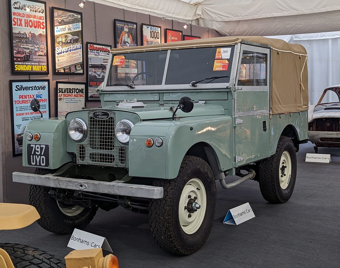 This is not a 1953 development vehicle. It is a verified 1954 production Series I on the same 86-inch wheelbase, used only as a clearly labeled successor representative of the tested body and chassis format.