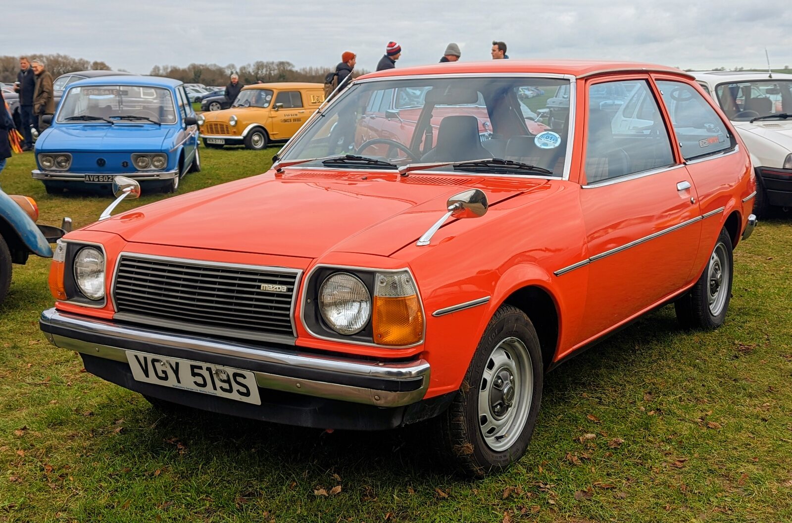 Exact 1978 323 1300 DL three-door; used as a representative cover for German 1.3 specifications because market equipment is not photo-proven.