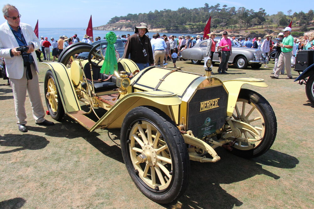 The source identifies a 1911 Mercer Model 35 Raceabout. It does not independently prove the Type 35R suffix or chassis, which remain profile-level facts from RM Sotheby's.