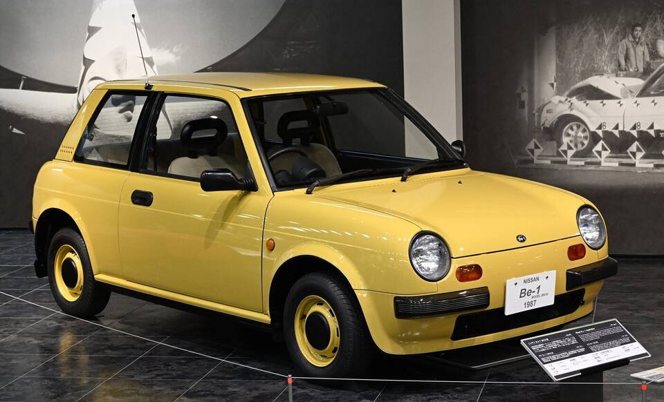 1987 Japanese Nissan Be-1 BK10 standard-roof museum car