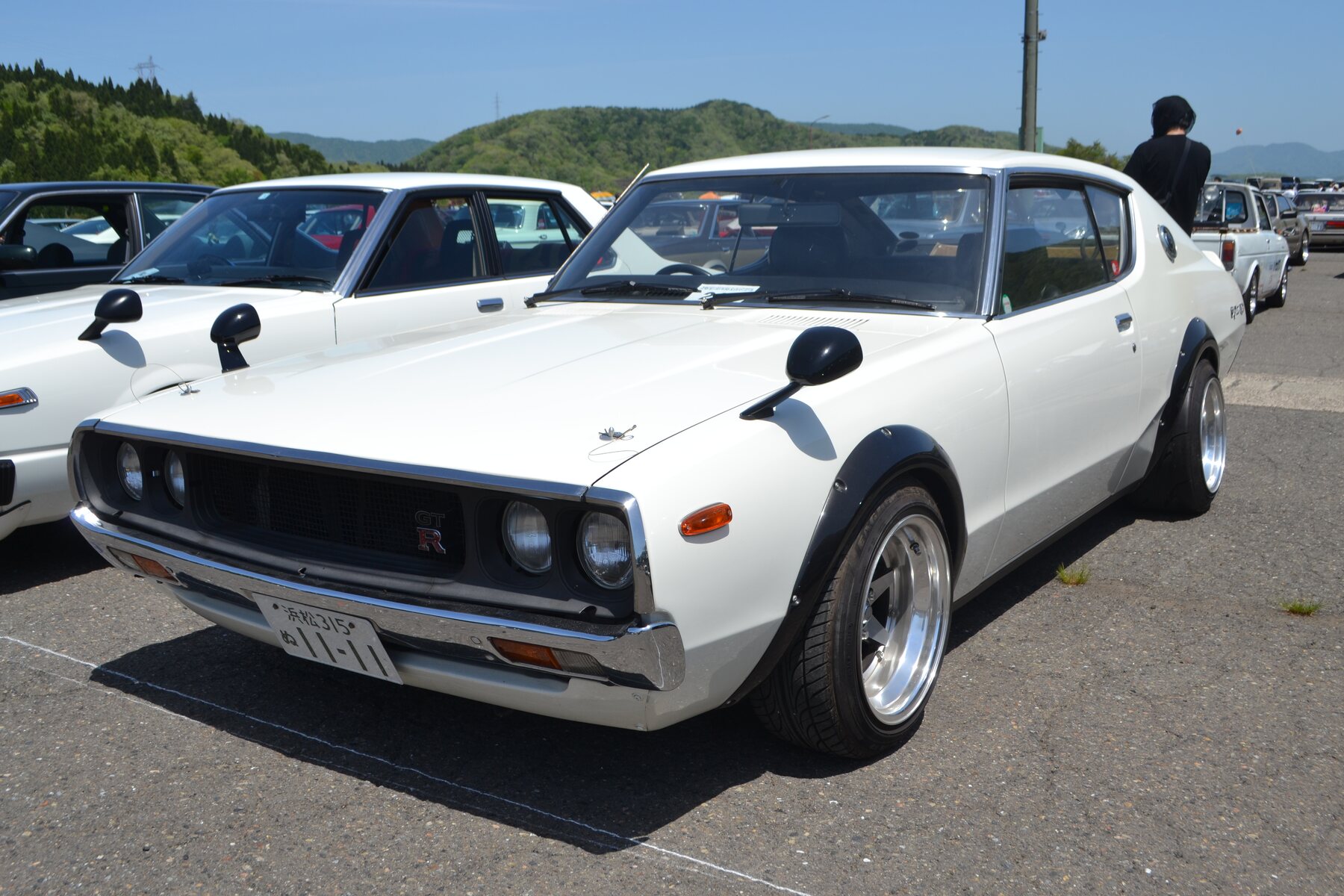 Exact KPGC110 Hard Top 2000 GT-R identity is documented, but the photographed car year is not independently stated in the source record; label as a KPGC110 GT-R representative.