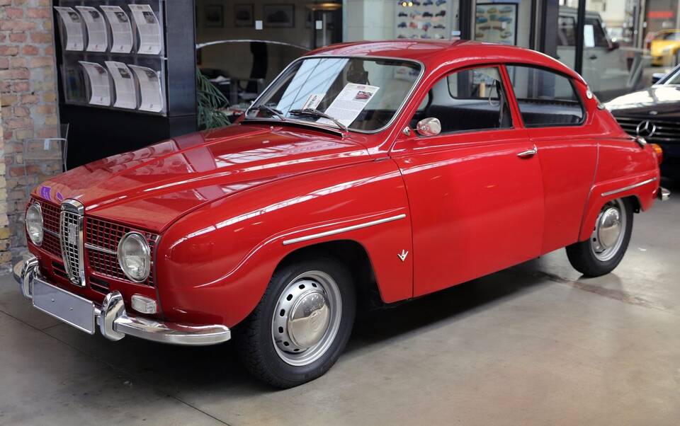 1967 Saab 96 V4, early V4 production car