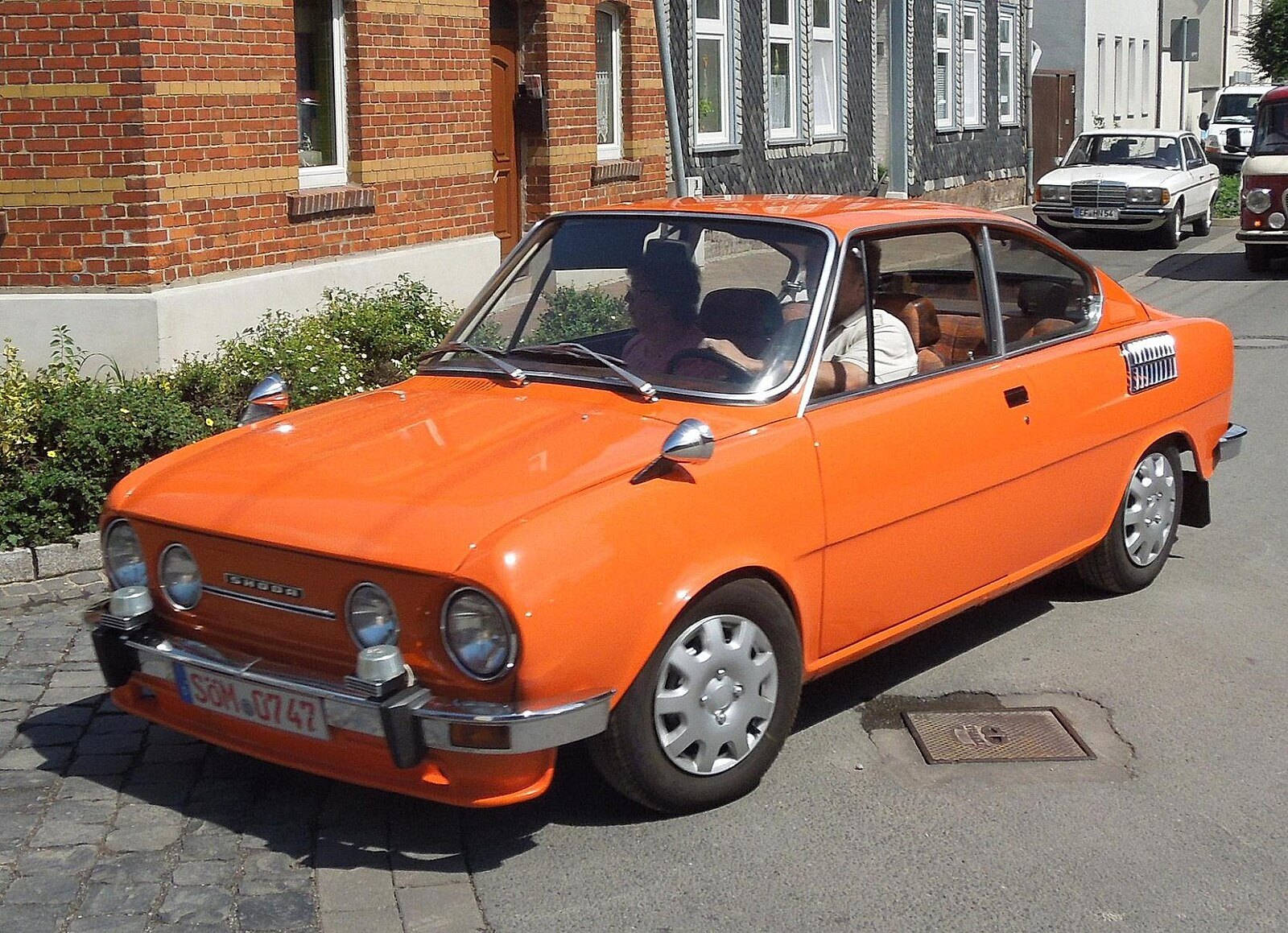 Exact Skoda 110 R model; surviving car photographed later, so launch-year identity is representative.
