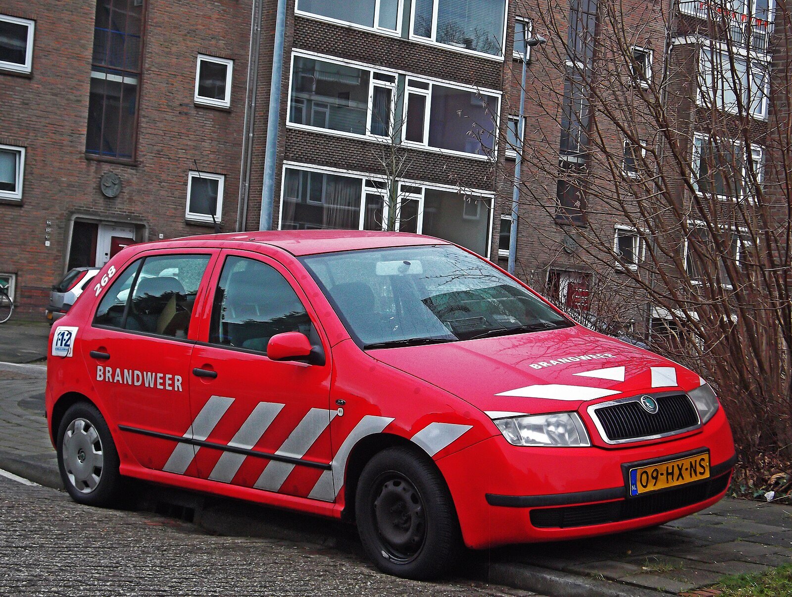 Exact Fabia I 1.4 MPI, identified as a 2002 ex-fire-department car rather than the 1999 launch car.