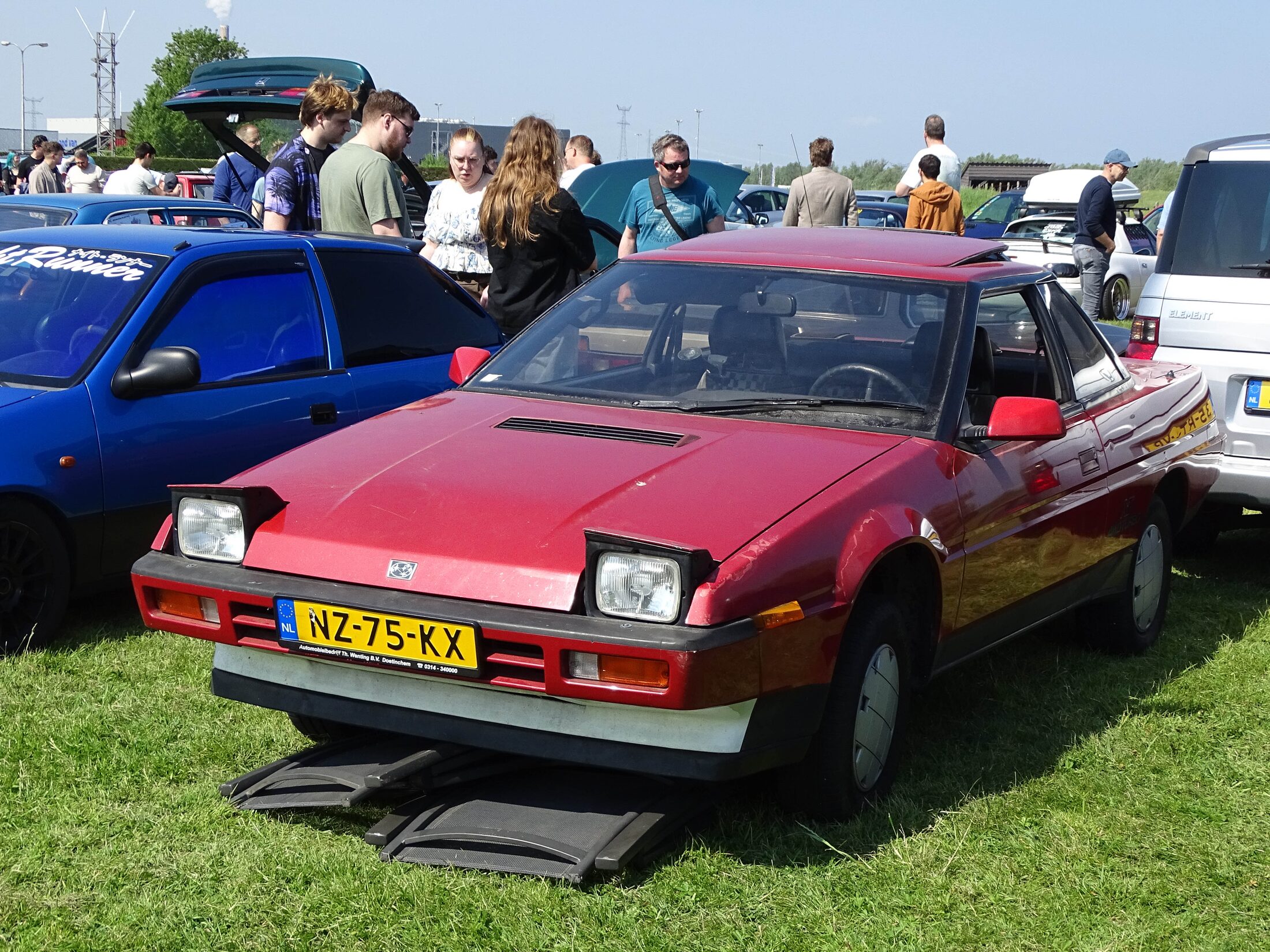 Same first-generation turbo wedge, but source identifies a 1986 export-badged Subaru XT 1.8 4WD Turbo, not a verified 1985 Japanese Alcyone VR.