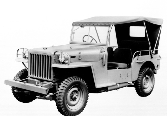 Exact 1951 Toyota Jeep BJ identity from the file page; low-resolution historical image.