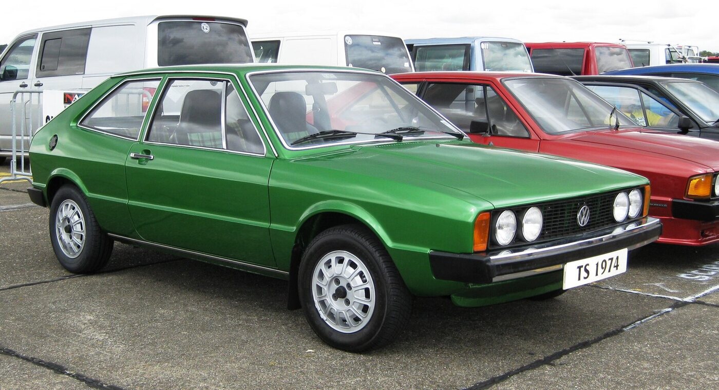 The source identifies a very early 1974 first-generation Scirocco.