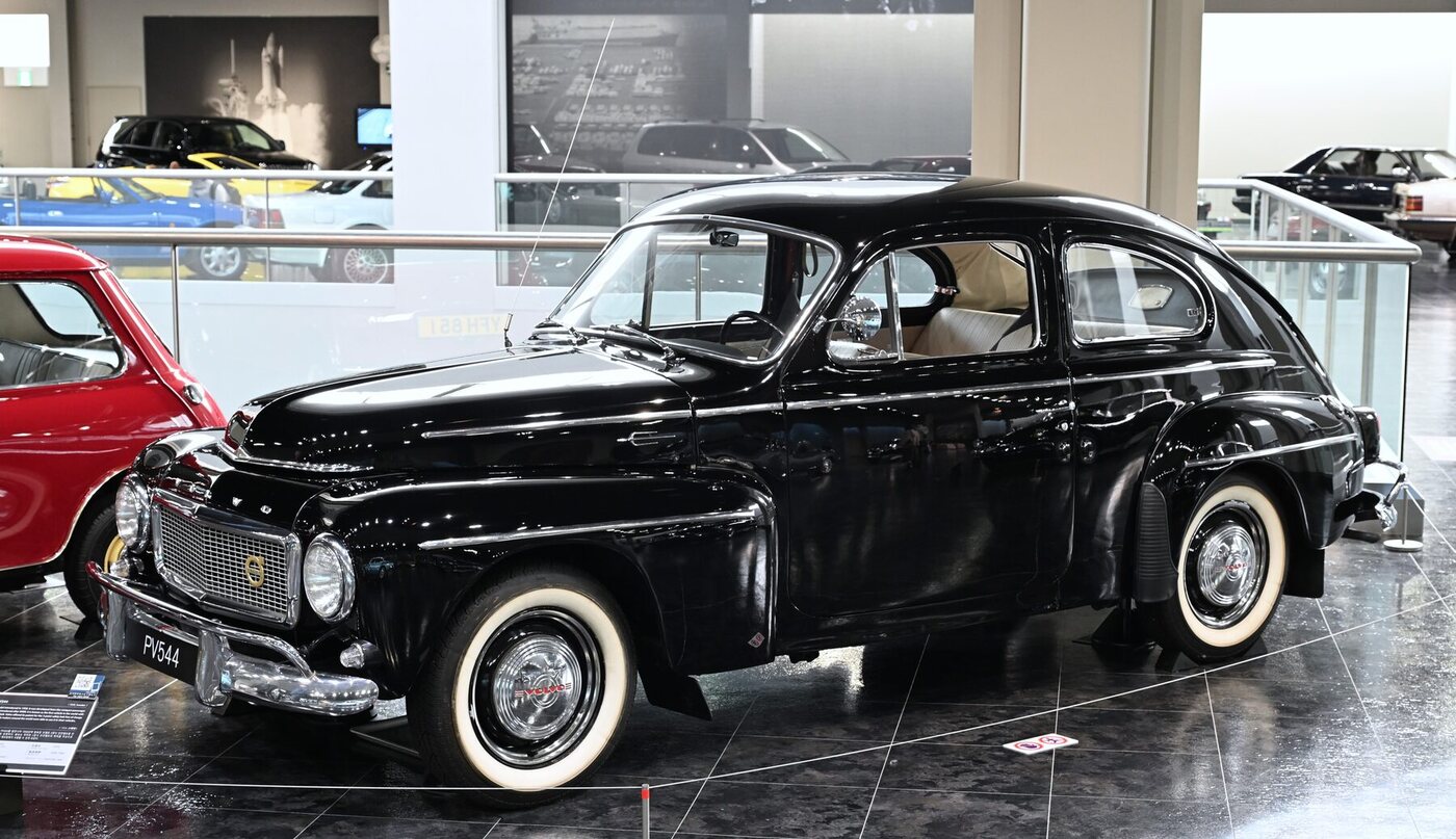 Commons identifies an exact 1959 PV544. Market, Special I trim, B16A engine, transmission and restoration originality are not independently established by the image.